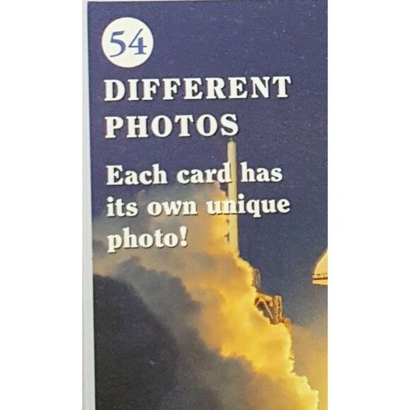Kennedy Space Center Souvenir Playing Cards 54 Different Photos Poker Solitaire - Picture 9 of 9